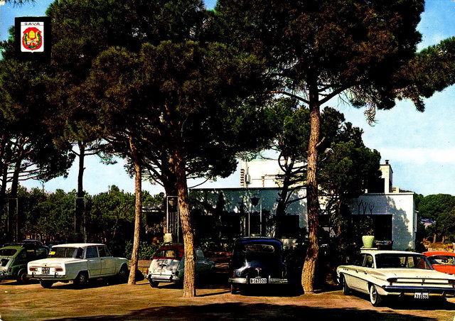 Postal del Hostal La Pineda de Gav� Mar